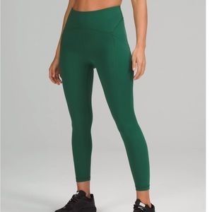 Lululemon Power Thru High-Rise Leggings, 25 inch, Size 4, Everglade Green, NWT